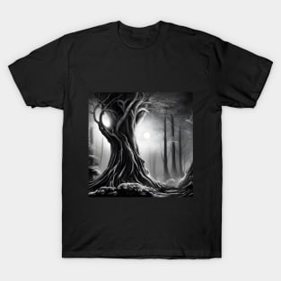 Full moon in the forest T-Shirt